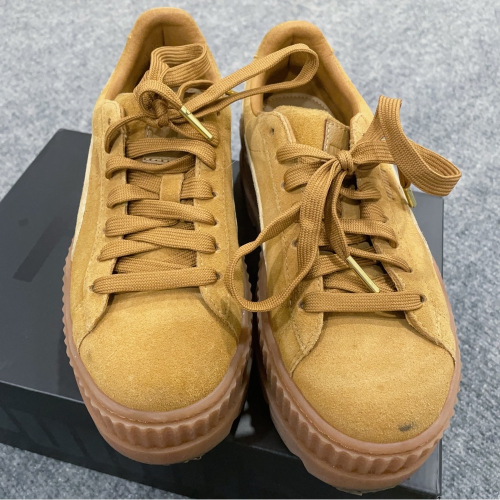 Puma Fenty Cleated Creeper Suede - Golden Brown